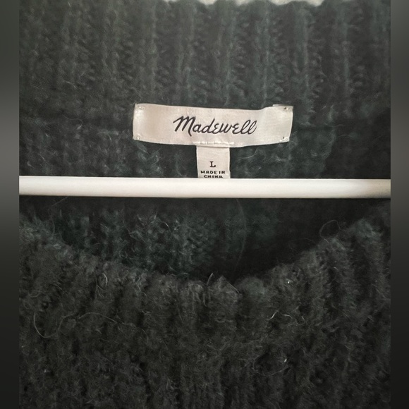 NWT Madewell Green Knit Sweater - Picture 2 of 5